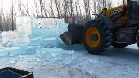 В Красноярске начали демонтаж ледовых городков