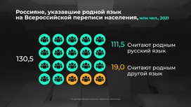 Россия в цифрах. Языковое разнообразие снижается?