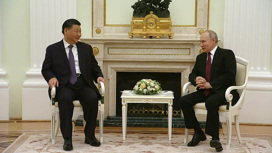 Путин и Си встретились в первом корпусе Кремля