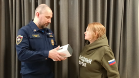 Мобилизованному учителю из Иркутска в зону СВО привезли тепловизор