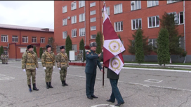 В Моздоке состоялась церемония вручения боевого знамени полку Национальной гвардии