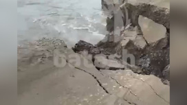 В Башкирии в селе Иглино паводок размыл мост