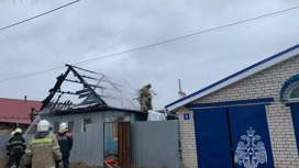 Многодетную семью эвакуировали из горящего дома в Йошкар-Оле