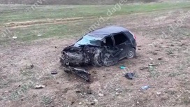 Место смертельной аварии в Дагестане сняли на видео