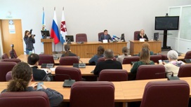 Глава Северодвинска Игорь Арсентьев дал большую пресс-конференцию