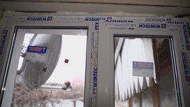 Новые стеклопакеты установили в поврежденных домах на улице Луначарского Белгорода