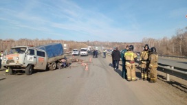 В Челябинской области легковушка снесла дорожников, погибли четверо