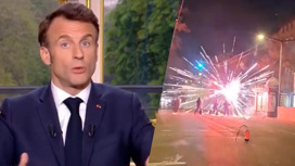 После телеобращения Макрона в городах Франции прошли протесты