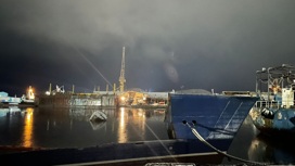 Пограничный сторожевой корабль утонул на Камчатке