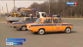 Уникальный ретро-автопробег, приуроченный ко Дню Победы, организовали реставраторы из Комсомольска