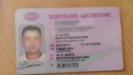 В Волгоградской области задержан водитель с поддельными правами