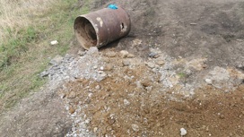 Скелет человека нашли в бочке с песком в Красноярске