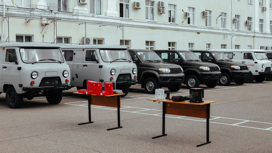 Внедорожники и противодронные ружья передали из Краснодара в зону спецоперации