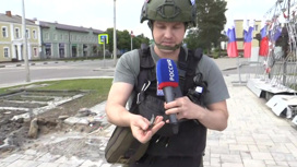Журналисты ВГТРК стали свидетелями нового обстрела в Шебекине