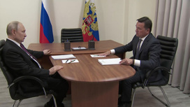 Владимир Путин и Андрей Воробьев провели рабочую встречу