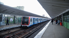 На участке фиолетовой ветки московского метро человек упал на пути