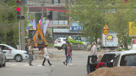 Дорогу по улице Терешковой ремонтируют в Иркутске