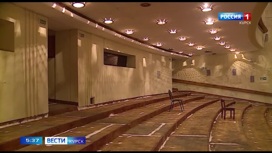 В Курском драмтеатре начался ремонт большого зрительного зала