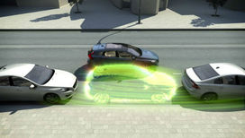 Технология Park Assist Pilot определяет подходящее место парковки (иллюстрация Volvo).