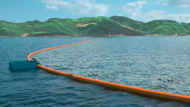 Ocean Cleanup не будет мешать морской жизни, так как преимущественно будет находиться на поверхности воды 