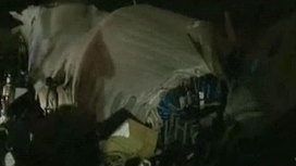 Самолет разбился при повторном заходе на посадку