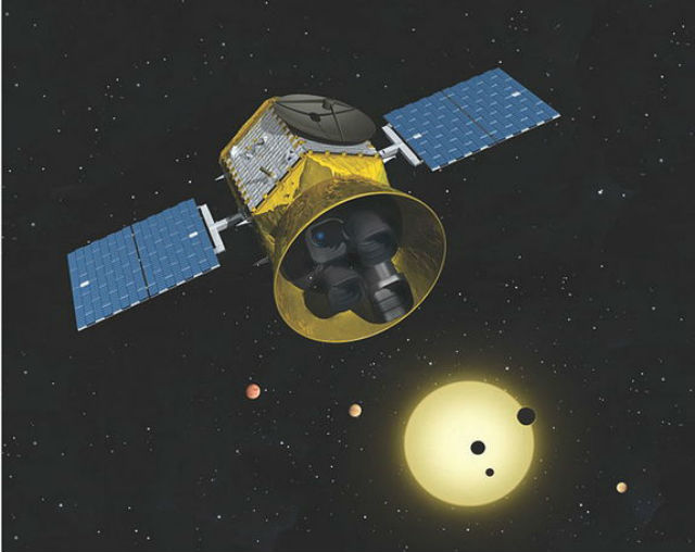 Аппарат TESS в представлении художника
