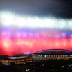 Салют Победы в Москве завершился залпами в цвет флага