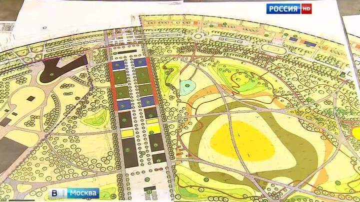 Карта парка ходынское поле