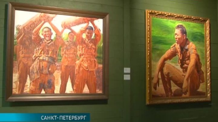 Работы современных китайских военных художников представлены в Санкт-Петербурге