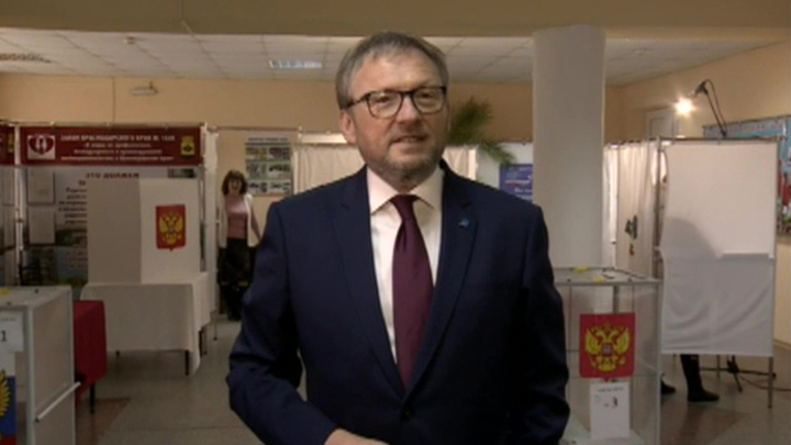 Борис Титов проголосовал в Абрау-Дюрсо