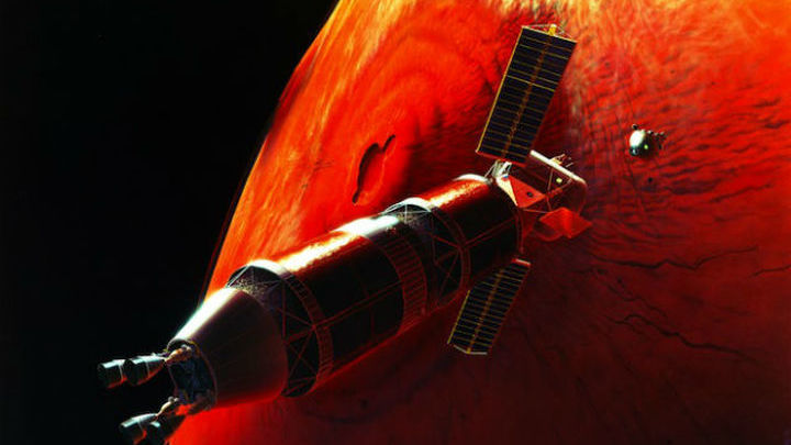 Концепт корабля, который мог бы отправить людей к Красной планете 