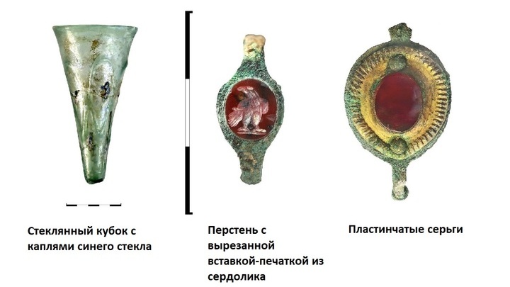 Некоторые из найденных артефактов.
