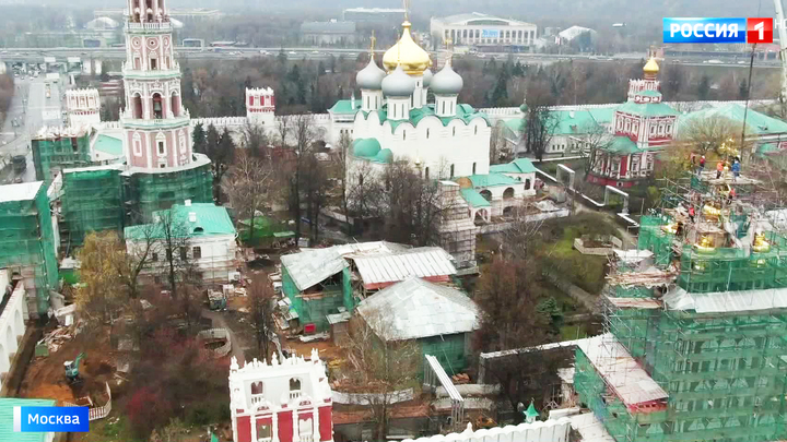 Купола Новодевичьего монастыря