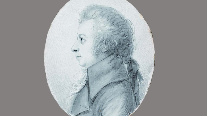 Портрет Моцарта работы Дорис Шток. Дрезден, 1789 год