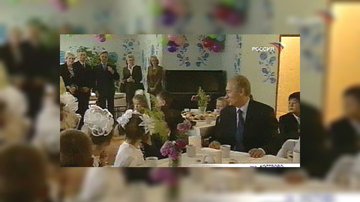 Путин В Школе Фото