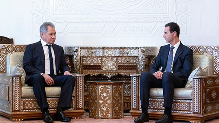 Шойгу встретился с Асадом