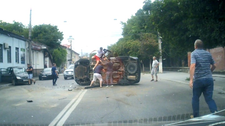 Взрыв автомобиля в симферополе