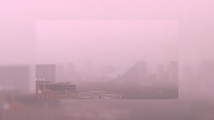 Столицу Китая вновь накрыл пылевой фронт