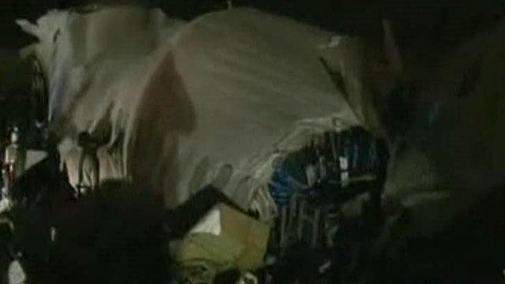 Самолет разбился при повторном заходе на посадку