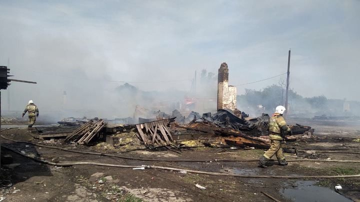 Пожар за волгой самара