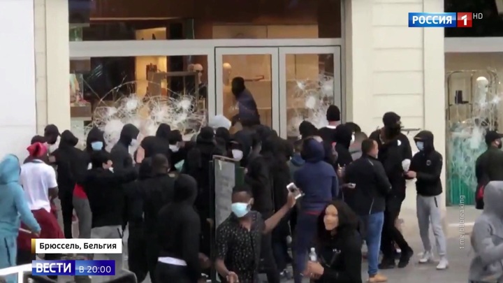 Провокации, грабежи и погромы: в Брюсселе не утихают протесты