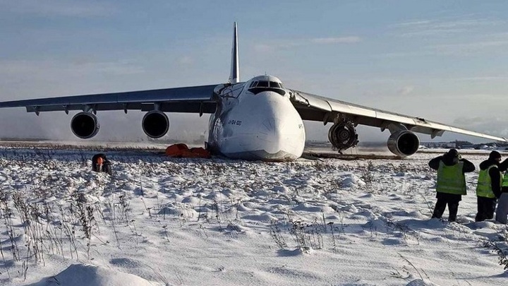 Птица в двигателе самолета