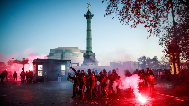 France turned into a battlefield overnight