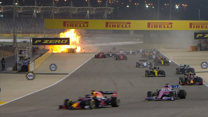 Formula 1 race in Bahrain stopped due to terrible accident