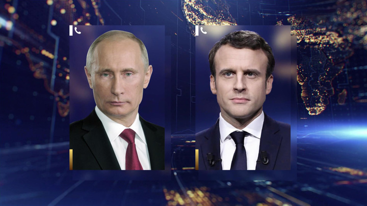 Путин и Макрон поговорили об Украине, Чехии и Навальном