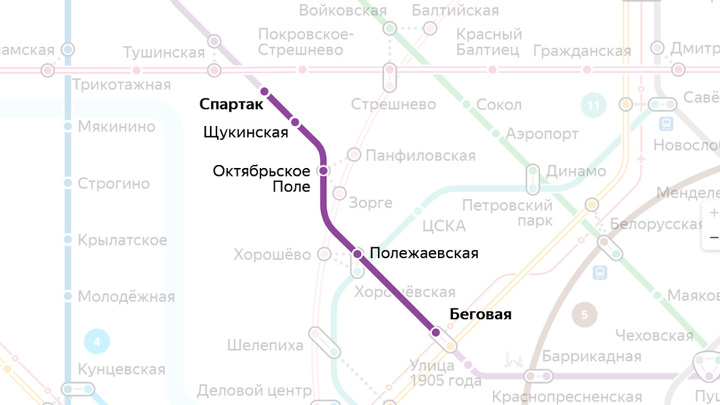 Схема метро таганско краснопресненской линии