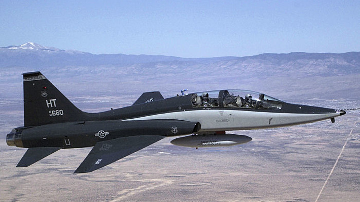 Air force supersonic training aircraft crashed in USA