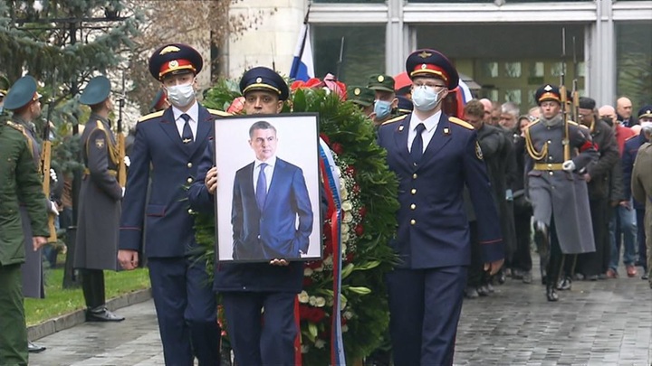 Владимира Маркина похоронили на Троекуровском кладбище