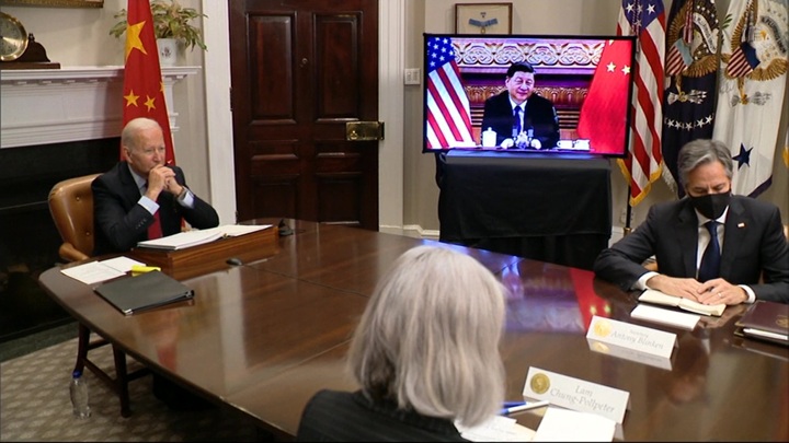 Лидеры Китая и США провели виртуальный саммит