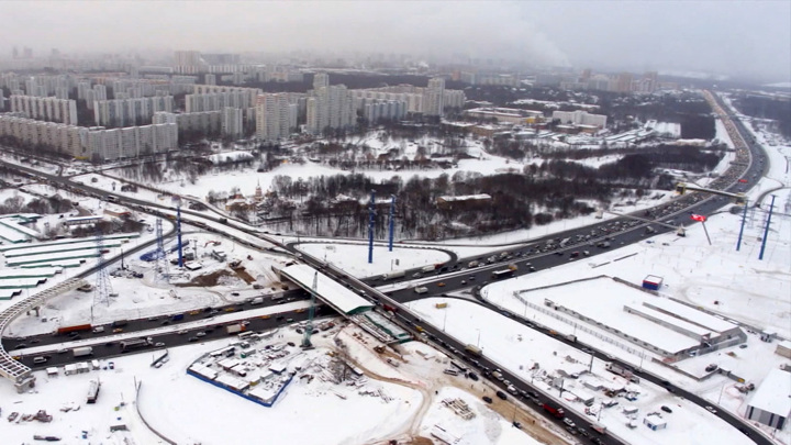Одну из последних "клеверных" развязок могут сдать досрочно. Вести-Москва
